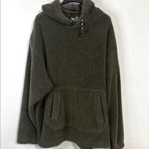 Roots 25 Khaki Sweater Cozy Knit Design Pullover Size XL